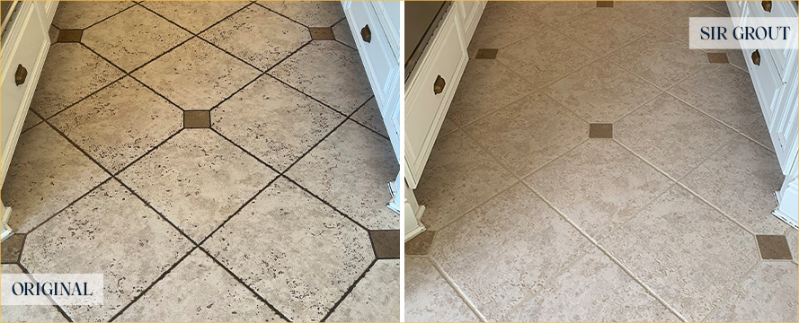 Floor Restored by Our Expert Tile and Grout Cleaners in Daytona Beach, FL