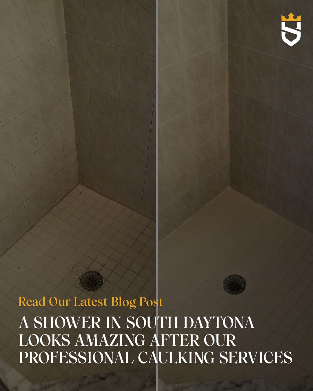 A Shower in South Daytona Looks Amazing After Our Professional Caulking Services