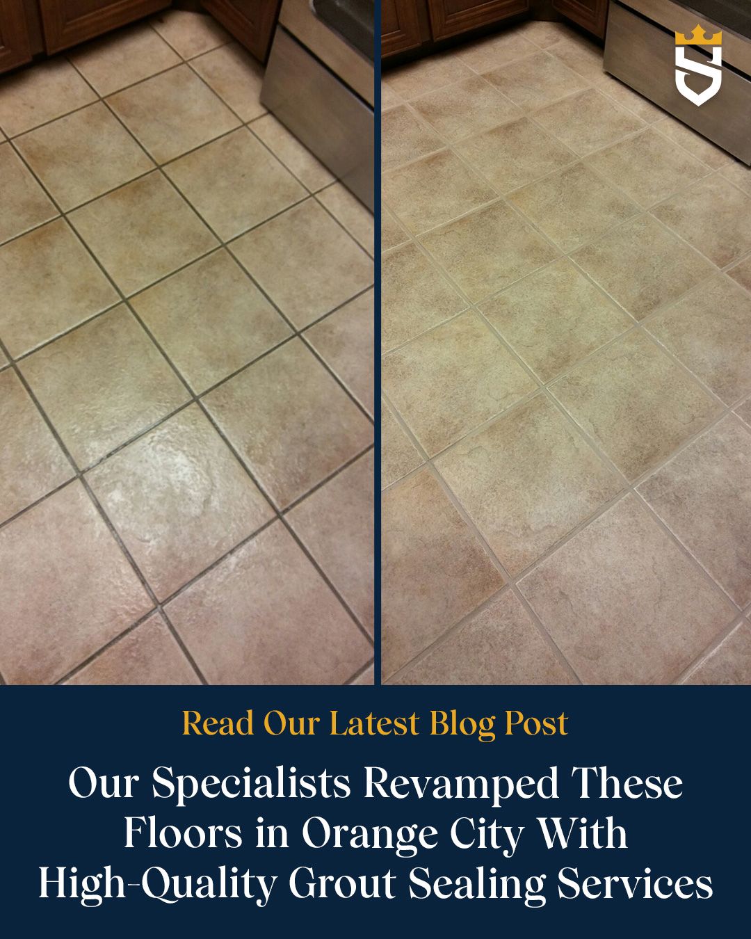 Our Specialists Revamped These Floors in Orange City With High-Quality Grout Sealing Services